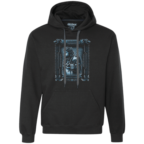 Sweatshirts Black / Small Jon Snow King in the North Premium Fleece Hoodie