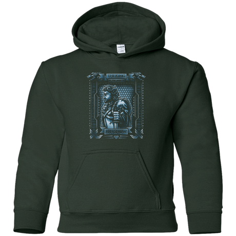 Sweatshirts Forest Green / YS Jon Snow King in the North Youth Hoodie