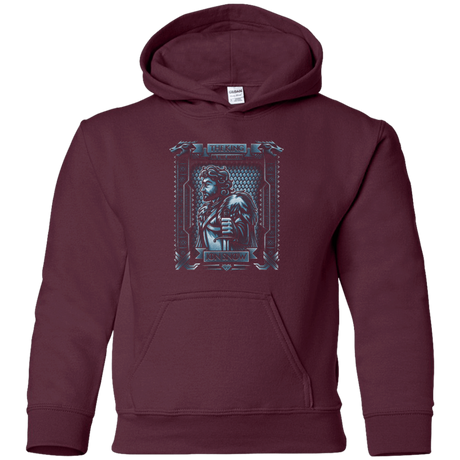 Sweatshirts Maroon / YS Jon Snow King in the North Youth Hoodie