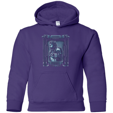Sweatshirts Purple / YS Jon Snow King in the North Youth Hoodie