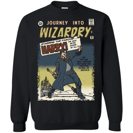 Sweatshirts Black / Small Journey into Wizardry Crewneck Sweatshirt