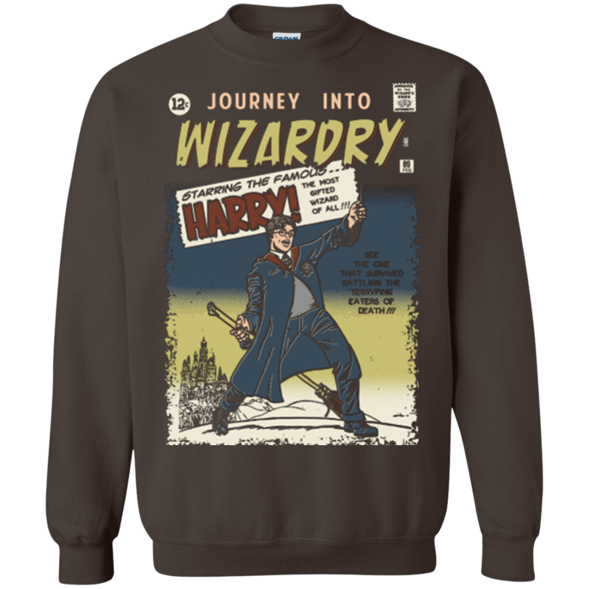 Sweatshirts Dark Chocolate / Small Journey into Wizardry Crewneck Sweatshirt