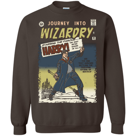 Sweatshirts Dark Chocolate / Small Journey into Wizardry Crewneck Sweatshirt