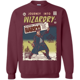Sweatshirts Maroon / Small Journey into Wizardry Crewneck Sweatshirt