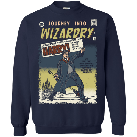Sweatshirts Navy / Small Journey into Wizardry Crewneck Sweatshirt