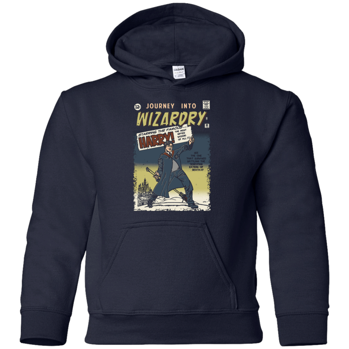 Sweatshirts Navy / YS Journey into Wizardry Youth Hoodie