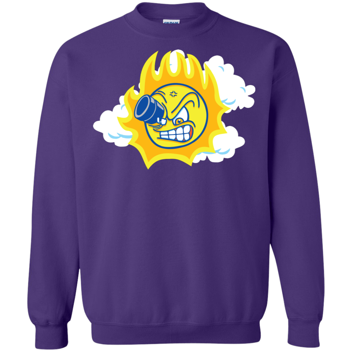 Sweatshirts Purple / S Journey To The Angry Sun Crewneck Sweatshirt