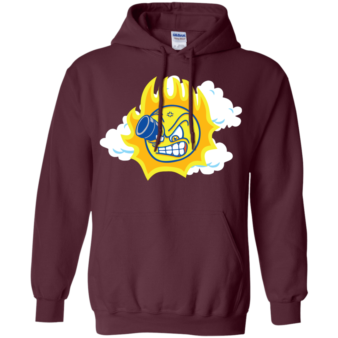 Sweatshirts Maroon / S Journey To The Angry Sun Pullover Hoodie