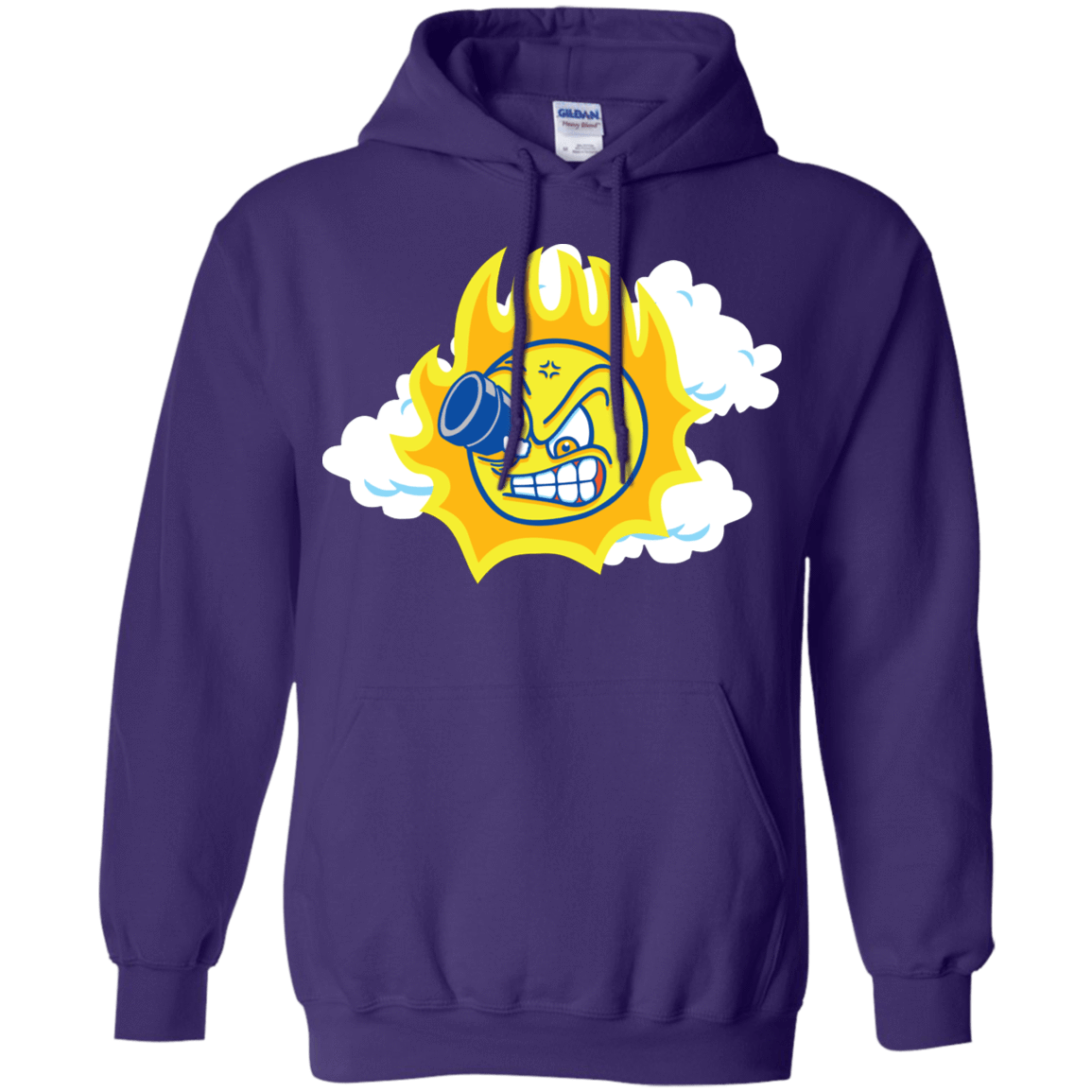 Sweatshirts Purple / S Journey To The Angry Sun Pullover Hoodie