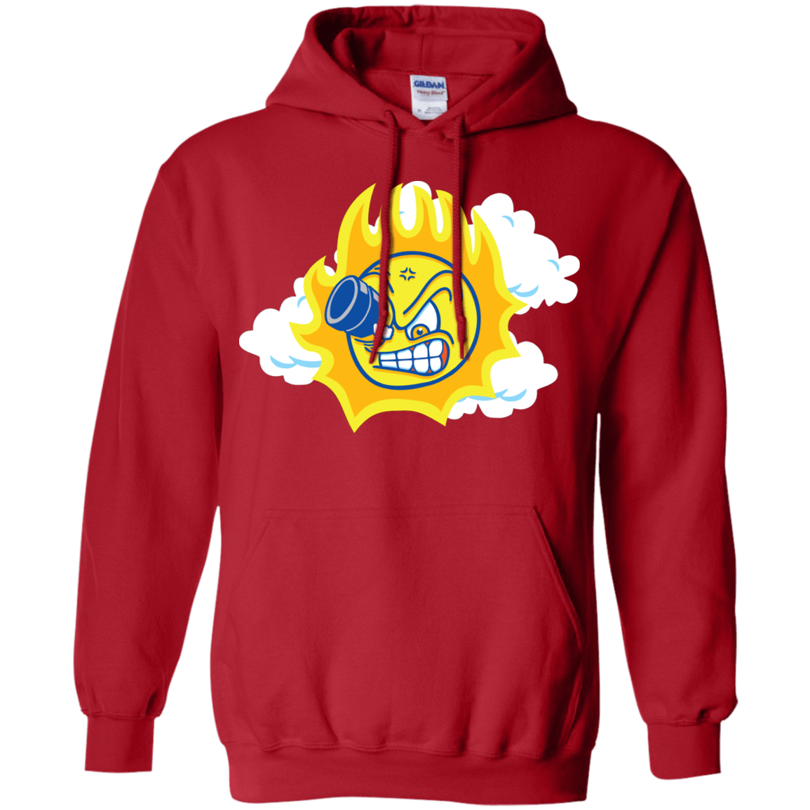 Sweatshirts Red / S Journey To The Angry Sun Pullover Hoodie