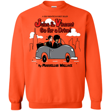 Sweatshirts Orange / Small Jules n Vincent Crewneck Sweatshirt
