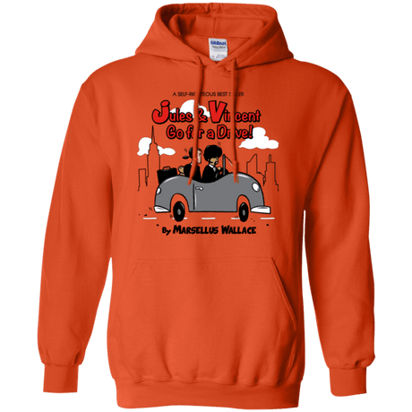 Sweatshirts Orange / Small Jules n Vincent Pullover Hoodie