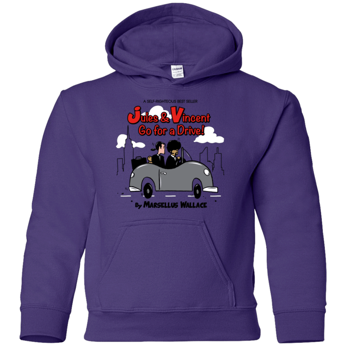 Sweatshirts Purple / YS Jules n Vincent Youth Hoodie