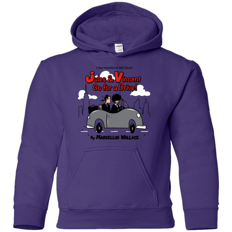Sweatshirts Purple / YS Jules n Vincent Youth Hoodie