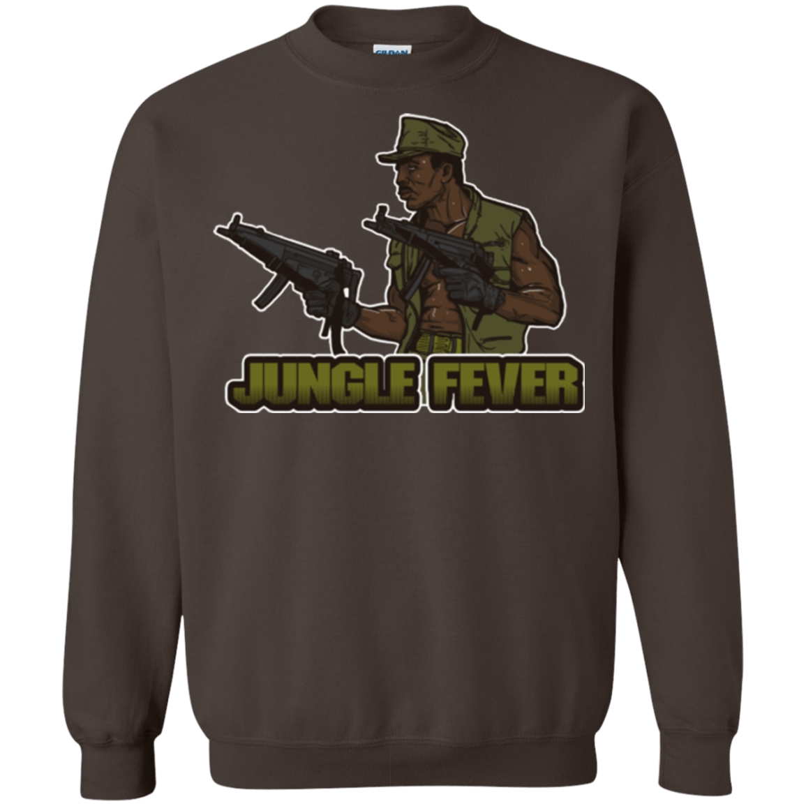Sweatshirts Dark Chocolate / Small Jungle Fever Crewneck Sweatshirt