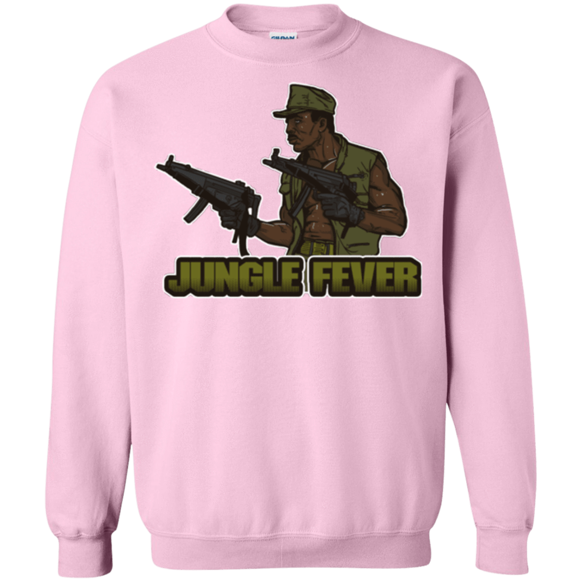 Sweatshirts Light Pink / Small Jungle Fever Crewneck Sweatshirt