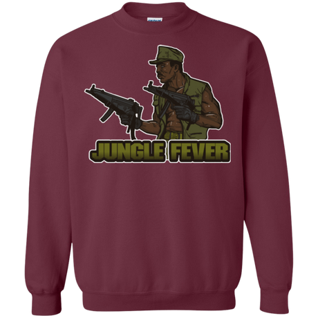 Sweatshirts Maroon / Small Jungle Fever Crewneck Sweatshirt