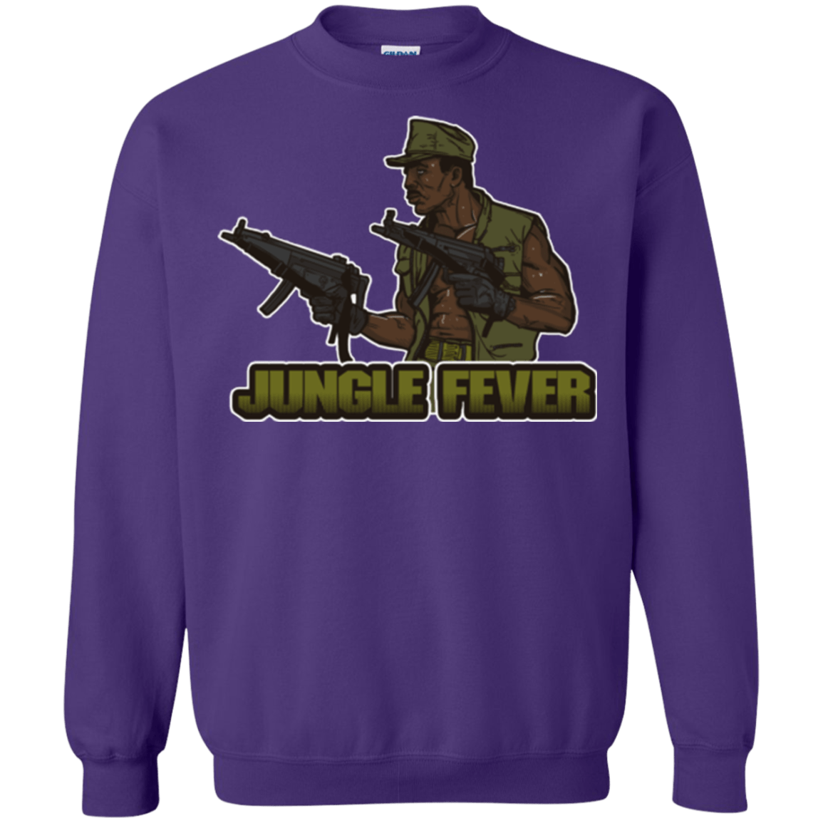 Sweatshirts Purple / Small Jungle Fever Crewneck Sweatshirt