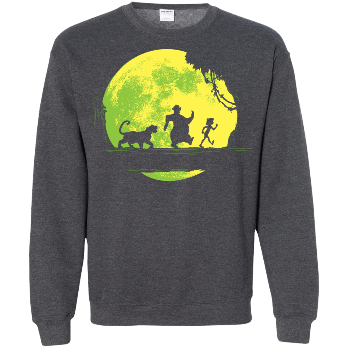 Sweatshirts Dark Heather / S Jungle Moonwalk Crewneck Sweatshirt