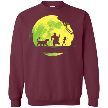 Sweatshirts Maroon / S Jungle Moonwalk Crewneck Sweatshirt