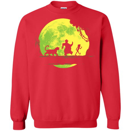 Sweatshirts Red / S Jungle Moonwalk Crewneck Sweatshirt