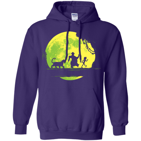 Sweatshirts Purple / S Jungle Moonwalk Pullover Hoodie