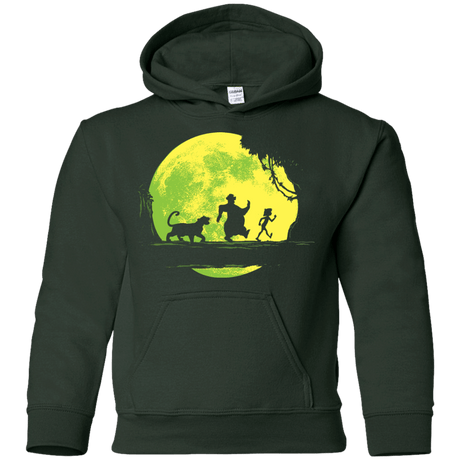 Sweatshirts Forest Green / YS Jungle Moonwalk Youth Hoodie