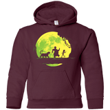 Sweatshirts Maroon / YS Jungle Moonwalk Youth Hoodie
