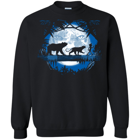 Sweatshirts Black / Small Jungle Pals Crewneck Sweatshirt