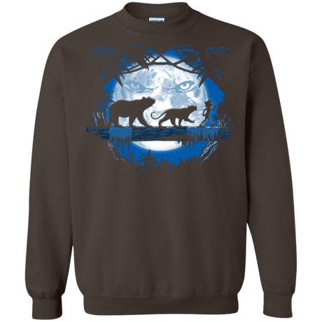 Sweatshirts Dark Chocolate / Small Jungle Pals Crewneck Sweatshirt