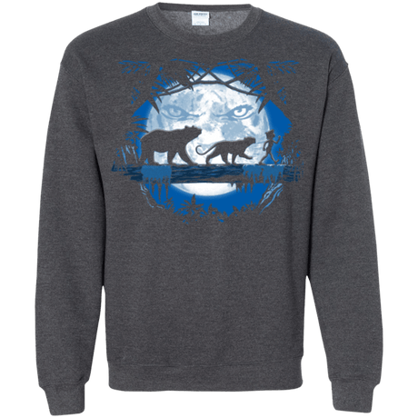 Sweatshirts Dark Heather / Small Jungle Pals Crewneck Sweatshirt