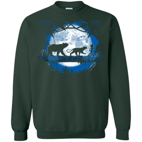 Sweatshirts Forest Green / Small Jungle Pals Crewneck Sweatshirt