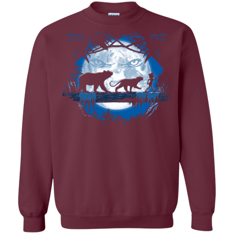 Sweatshirts Maroon / Small Jungle Pals Crewneck Sweatshirt