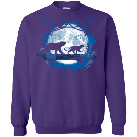 Sweatshirts Purple / Small Jungle Pals Crewneck Sweatshirt