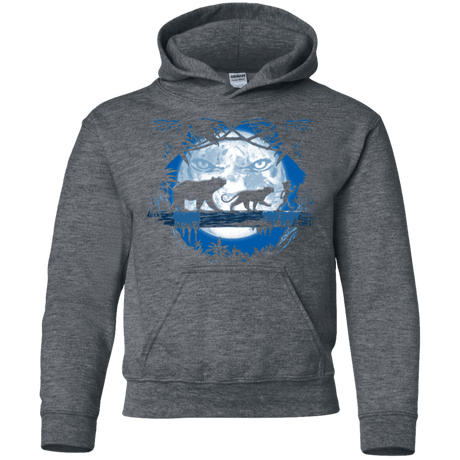 Sweatshirts Dark Heather / YS Jungle Pals Youth Hoodie