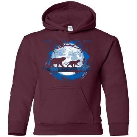 Sweatshirts Maroon / YS Jungle Pals Youth Hoodie