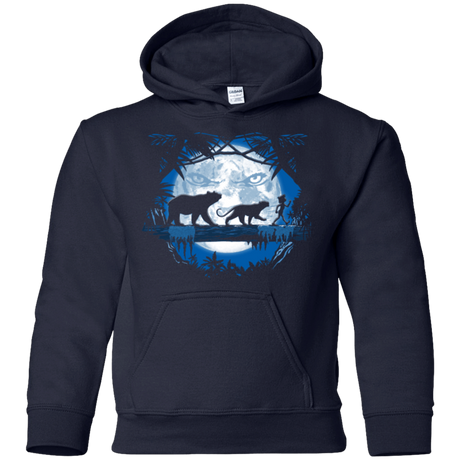 Sweatshirts Navy / YS Jungle Pals Youth Hoodie