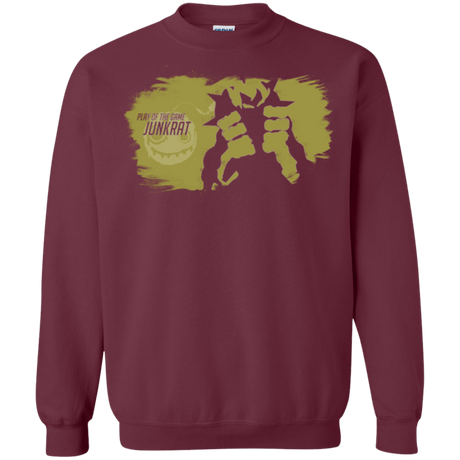 Sweatshirts Maroon / Small Junkrat Base Crewneck Sweatshirt