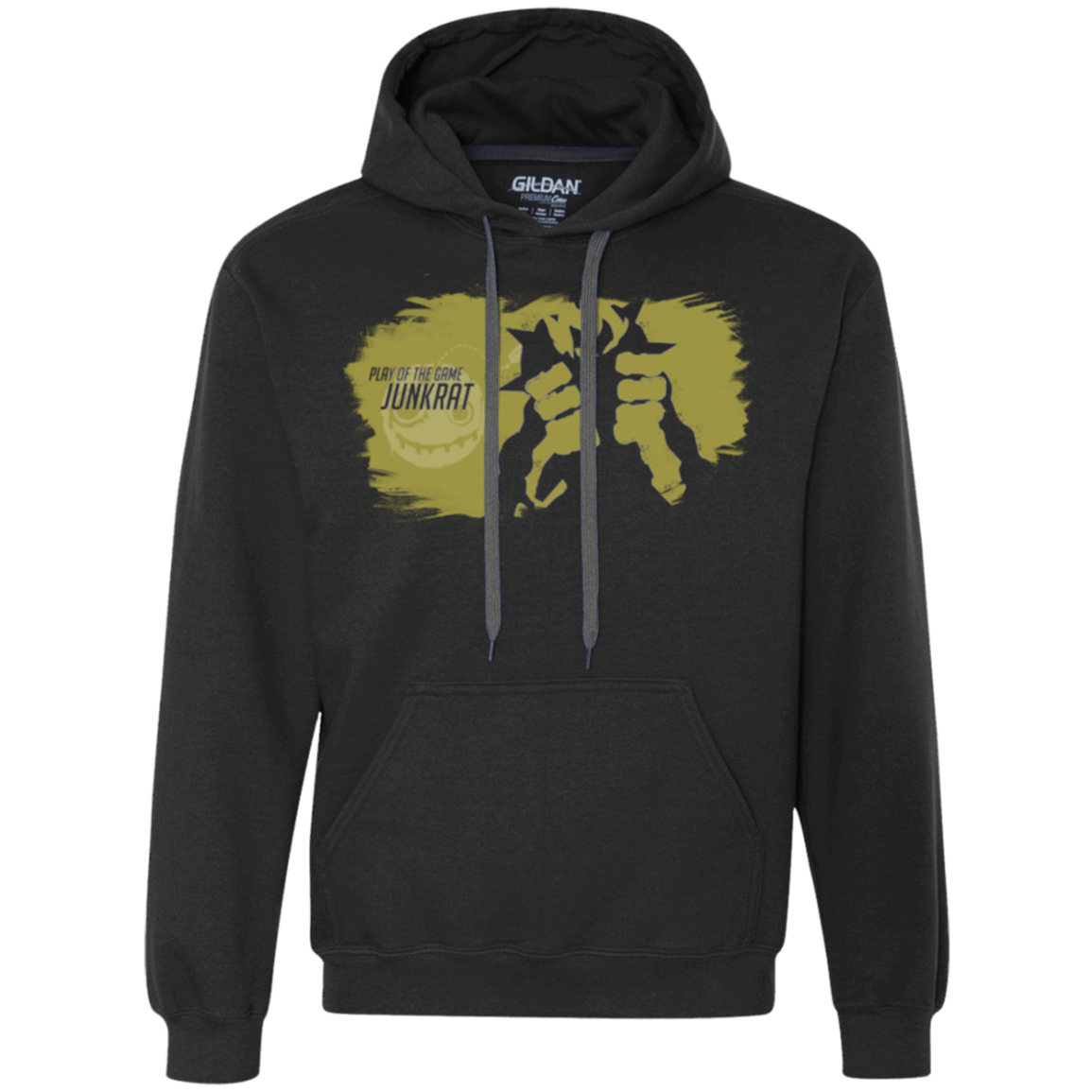 Sweatshirts Black / Small Junkrat Base Premium Fleece Hoodie