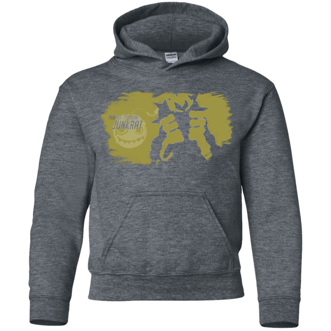 Sweatshirts Dark Heather / YS Junkrat Base Youth Hoodie