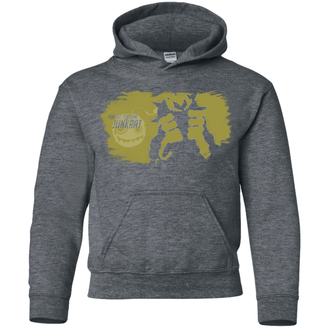 Sweatshirts Dark Heather / YS Junkrat Base Youth Hoodie