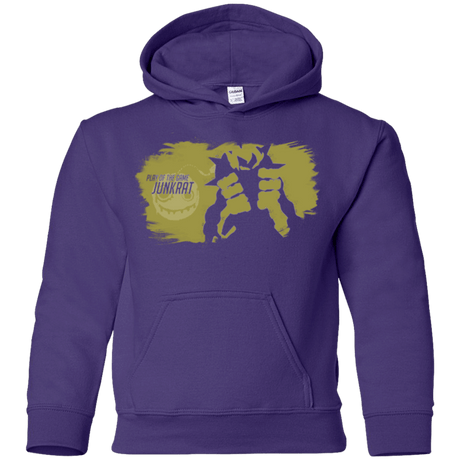 Sweatshirts Purple / YS Junkrat Base Youth Hoodie