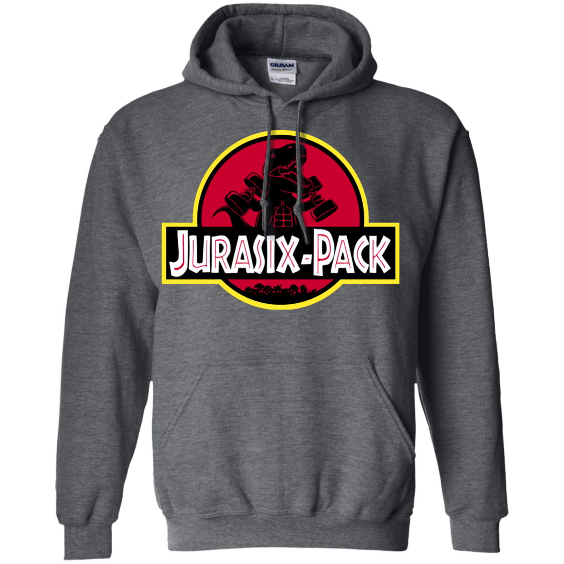 Sweatshirts Dark Heather / S Jurasix-Pack Pullover Hoodie