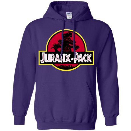 Sweatshirts Purple / S Jurasix-Pack Pullover Hoodie