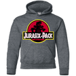 Sweatshirts Dark Heather / YS Jurasix-Pack Youth Hoodie