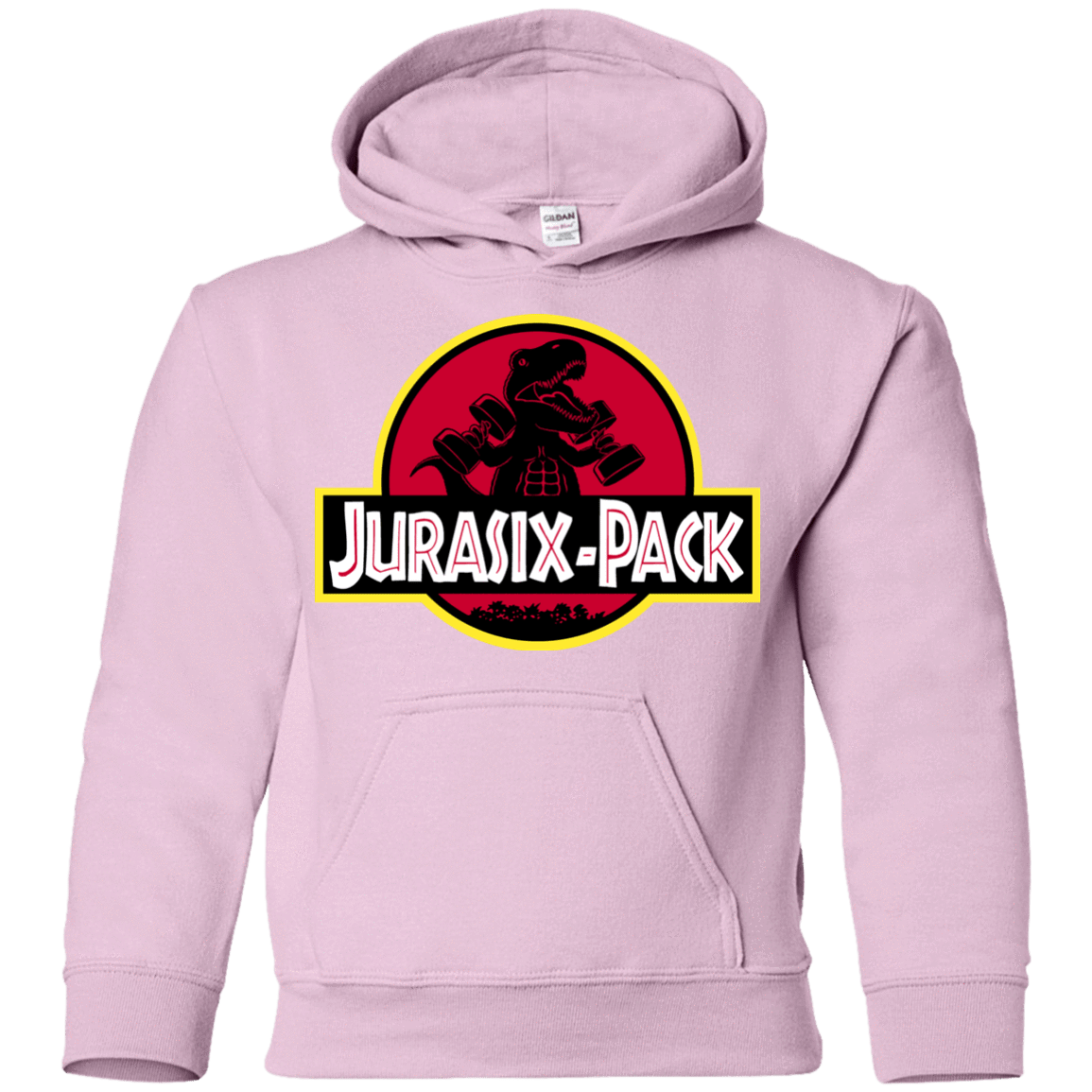 Sweatshirts Light Pink / YS Jurasix-Pack Youth Hoodie