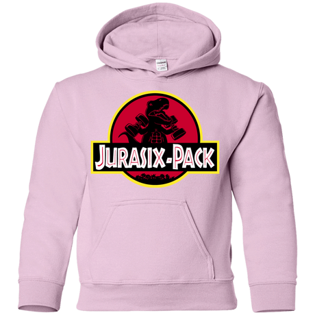 Sweatshirts Light Pink / YS Jurasix-Pack Youth Hoodie