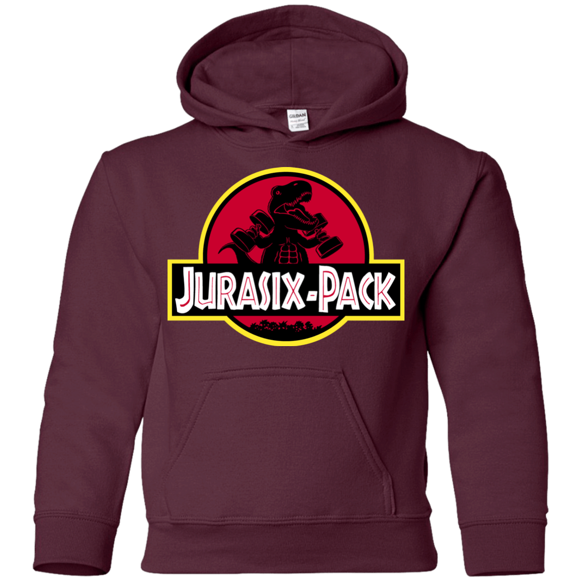 Sweatshirts Maroon / YS Jurasix-Pack Youth Hoodie