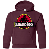 Sweatshirts Maroon / YS Jurasix-Pack Youth Hoodie