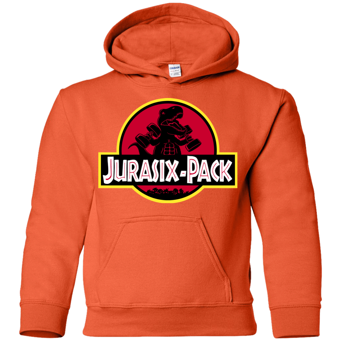 Sweatshirts Orange / YS Jurasix-Pack Youth Hoodie